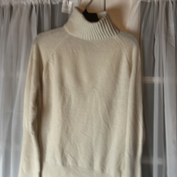 Envelope 1976 Wool Cashmere Blend Sweater Mock Neck Women’s Size 42 US Large - Picture 3 of 6